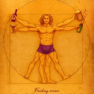 Art Print Friday Man
