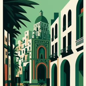 Art Print MALAGA