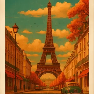 Art Print Parisian Elegance