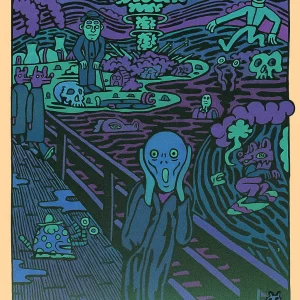 Poster Killer Acid - Edvard Munch Scream