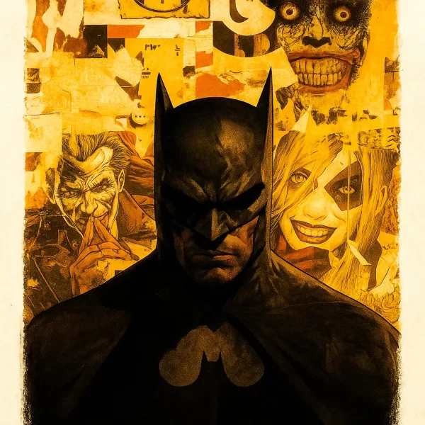 3D Preview on wall Poster Batman - Dark Knight Collage